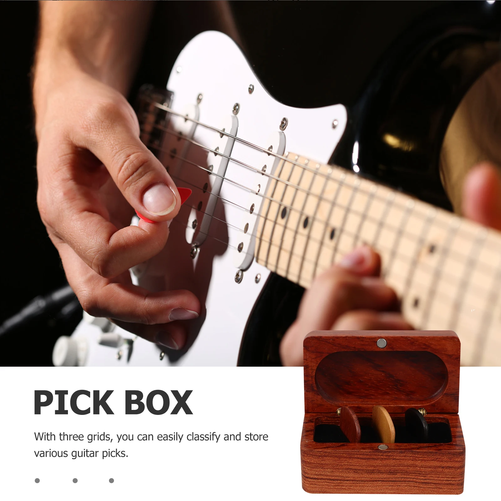1 set Wooden Guitar Pick Holder Solid Wood Picks Storage Box ganizer for Acoustic Electric Guitars Accessories Parts Plectrum
1 set Wooden Guitar Pick Holder Solid Wood Picks Storage Box ganizer for Acoustic Electric Guitars Accessories Parts Plectrum
