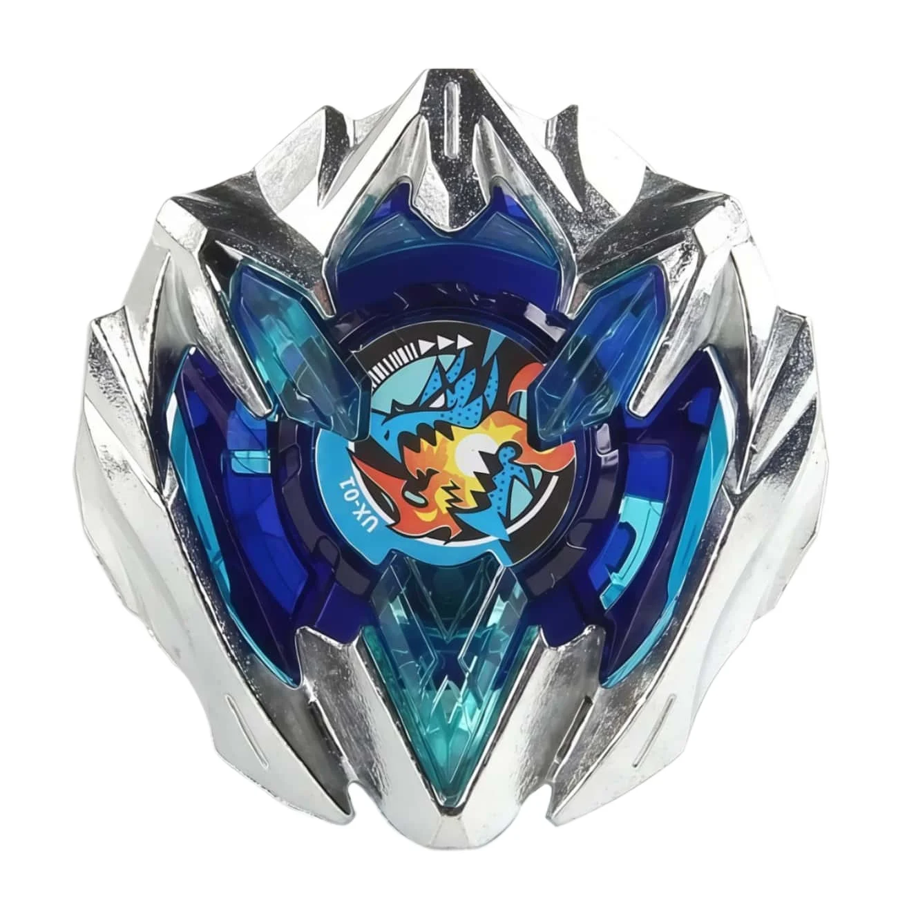 Takara Tomy UX-01 Dran Buster 1-60A Silver Blue Multi Nana-iro Exclusive Attack Battle Spinning Top Boys Collectible Gyro Toy
Takara Tomy UX-01 Dran Buster 1-60A Silver Blue Multi Nana-iro Exclusive Attack Battle Spinning Top Boys Collectible Gyro Toy