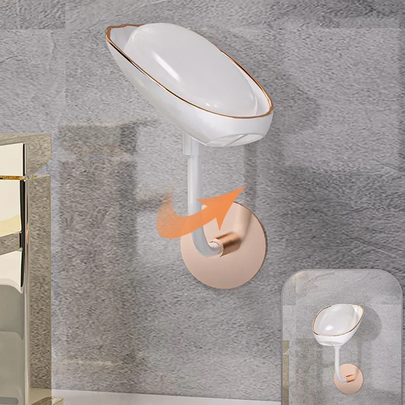 Soap Box Wall Mounted Non-perforated Mounting Wall Light Luxury Soap Shelf Tray Type Soap Holder Storage Box Bathroom Supplies
Soap Box Wall Mounted Non-perforated Mounting Wall Light Luxury Soap Shelf Tray Type Soap Holder Storage Box Bathroom Supplies
