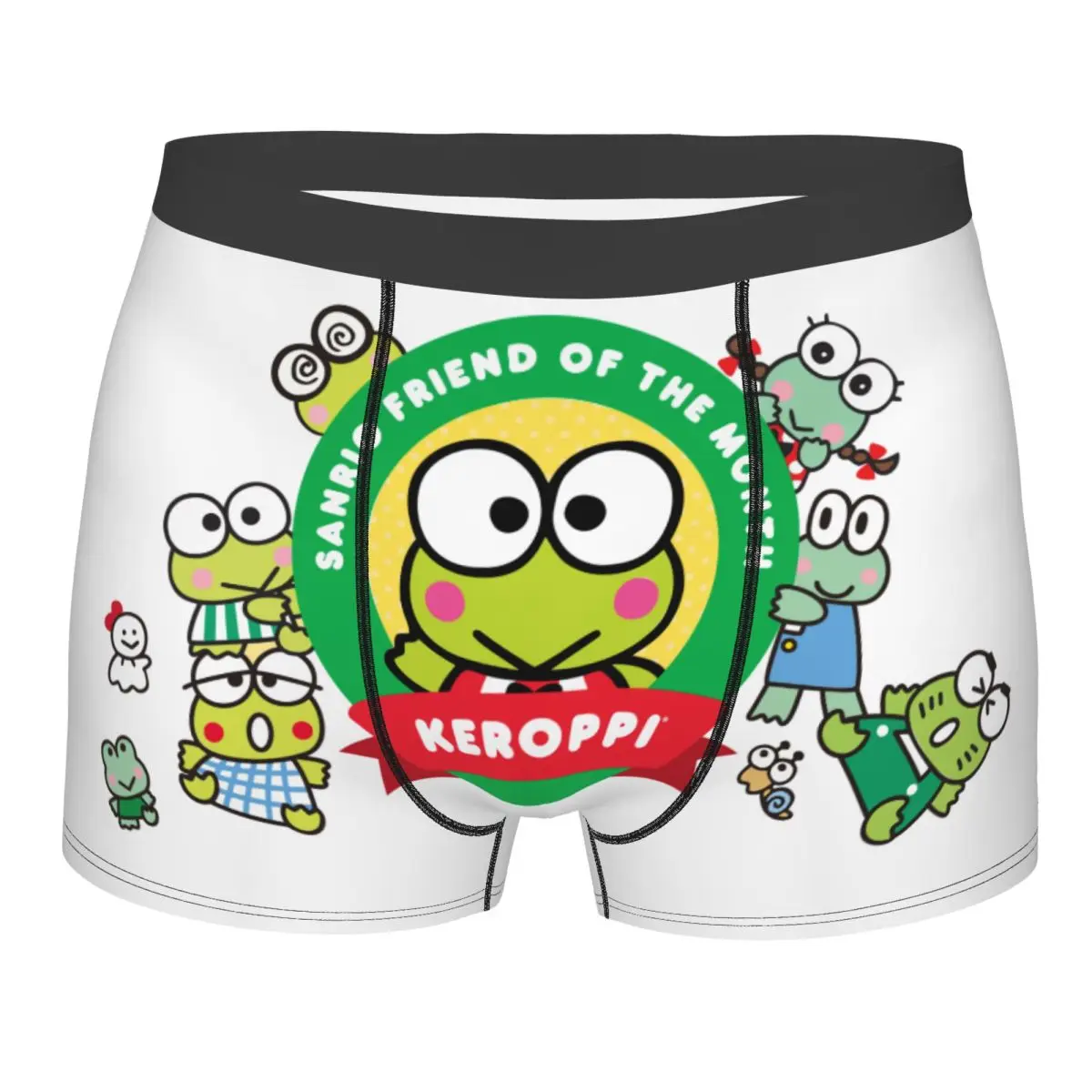 Custom Sanrio Cartoon Keroppi Underwear Men Sexy Print Custom Boxer Shorts Panties
Custom Sanrio Cartoon Keroppi Underwear Men Sexy Print Custom Boxer Shorts Panties