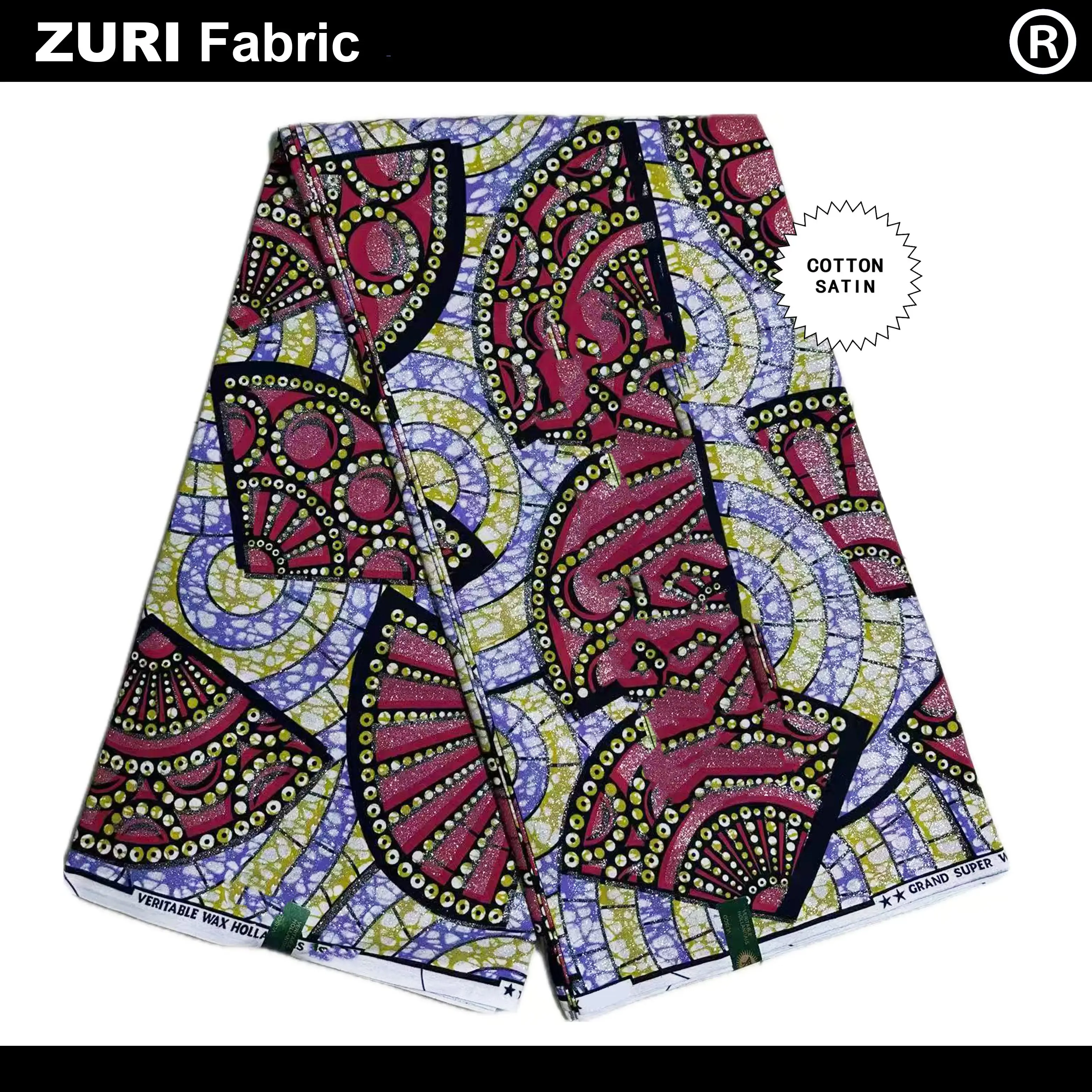 Real Wax Original Ankara Grand Super African Wax Printed Fabric 6 Yards Certified Dutch Batik Material For Dress VLS00321.1381
Real Wax Original Ankara Grand Super African Wax Printed Fabric 6 Yards Certified Dutch Batik Material For Dress VLS00321.1381