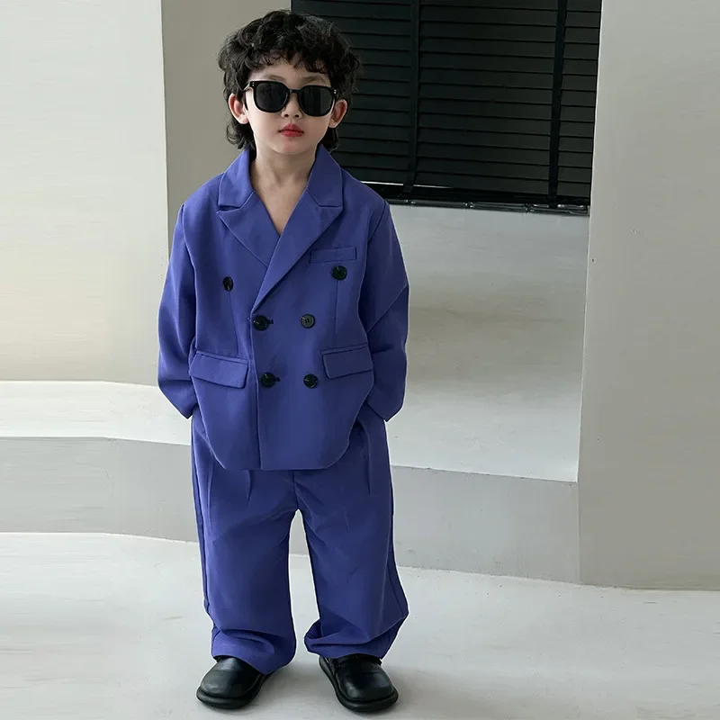Boys Suits for Weddings Handsome Kids School Uniform 2-10 Y Toddler Birthday Blazers Set Jacket Trousers 2 Pcs Children Outfits
Boys Suits for Weddings Handsome Kids School Uniform 2-10 Y Toddler Birthday Blazers Set Jacket Trousers 2 Pcs Children Outfits