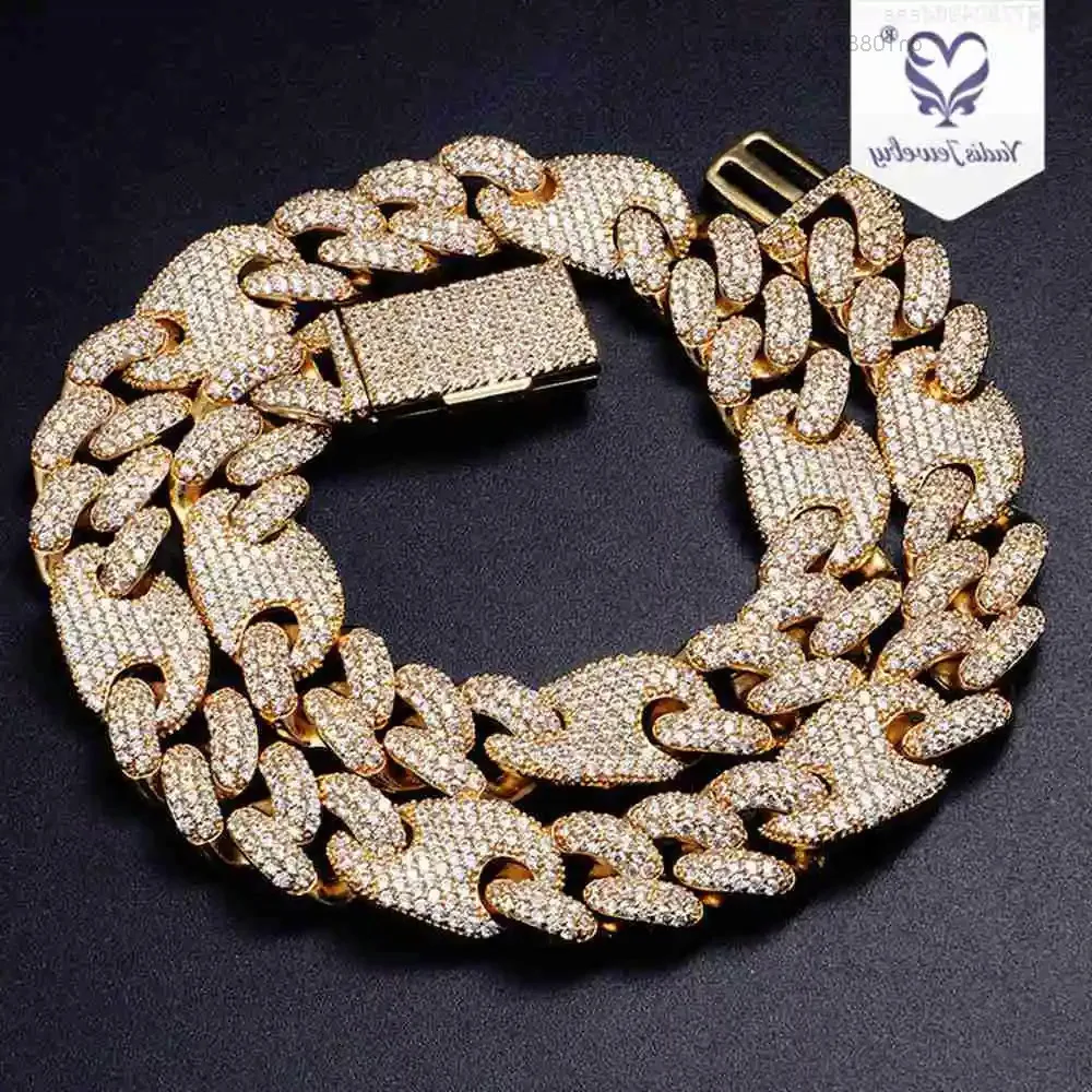 Yadis Custom Hiphop 14k 18k Gold Plated 925 Sliver Jewelry Mens Necklace Moissanite Cuban Link Chain
Yadis Custom Hiphop 14k 18k Gold Plated 925 Sliver Jewelry Mens Necklace Moissanite Cuban Link Chain