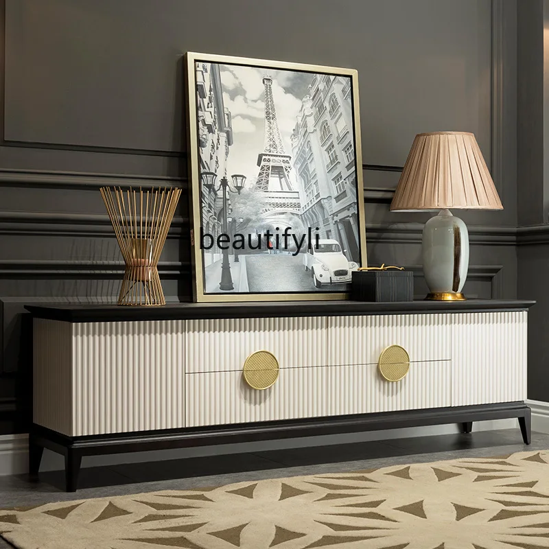 New Chinese Style Solid Wood TV Cabinet Model Room Hotel Homestay Light Luxury Floor Cabinet 1.8 M 2.4 M Zen TV Cabinet
New Chinese Style Solid Wood TV Cabinet Model Room Hotel Homestay Light Luxury Floor Cabinet 1.8 M 2.4 M Zen TV Cabinet