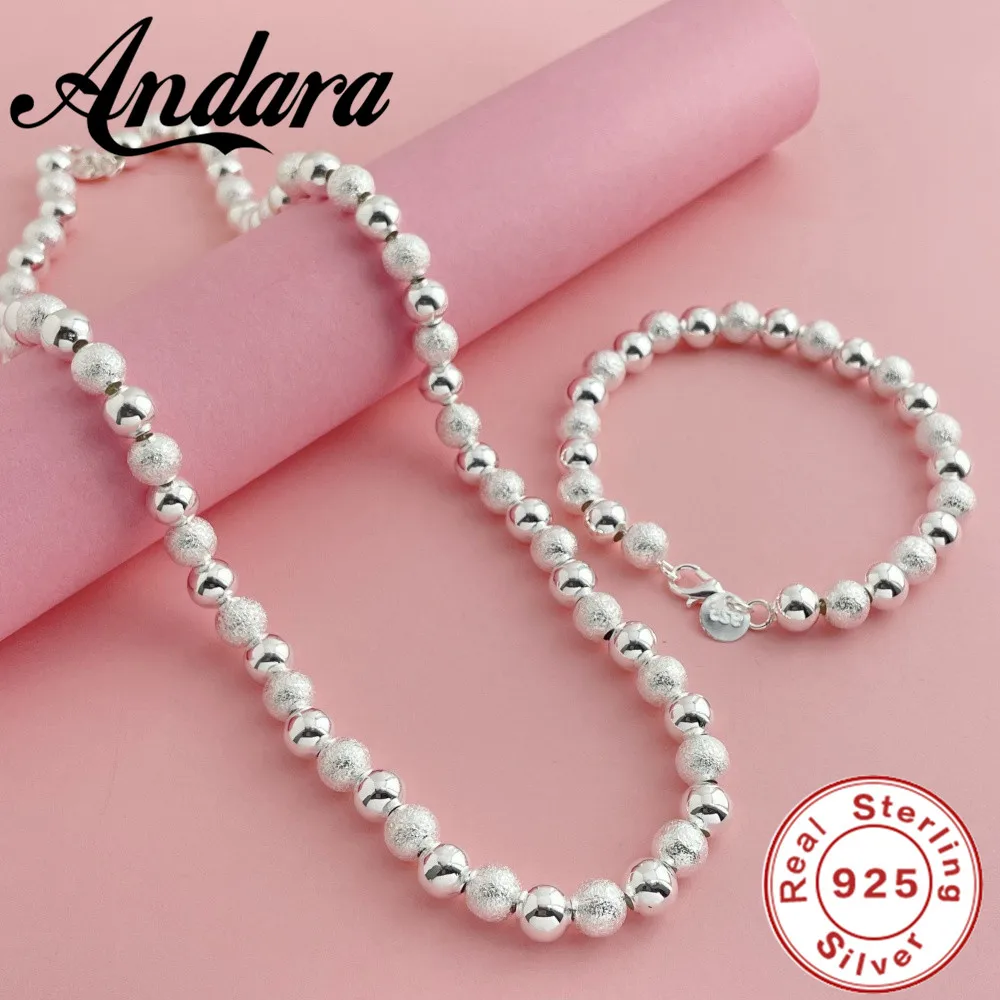 Women's 925 Sterling Silver 10mm Buddhist Frosted Beads Bracelet And Necklace Jewelry Set Daily Wear Fashion Accessory
Women's 925 Sterling Silver 10mm Buddhist Frosted Beads Bracelet And Necklace Jewelry Set Daily Wear Fashion Accessory