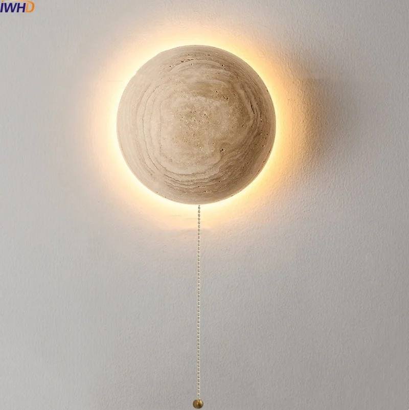 IWHD Yellow Travertine LED Wall Lamp Living Room Interior Stair Lighting Fixtures Bathroom Lights Above Mirror Aplique Murale
IWHD Yellow Travertine LED Wall Lamp Living Room Interior Stair Lighting Fixtures Bathroom Lights Above Mirror Aplique Murale