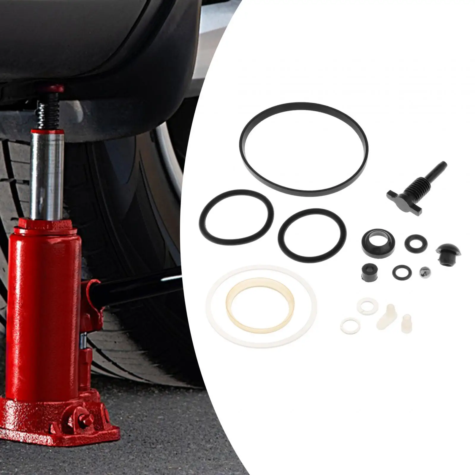 Pneumatic Jack Repair Kits Rubber Oil Sealing Ring Set Hydraulic Floor Jack Accessory Kit for Workshop Tools
Pneumatic Jack Repair Kits Rubber Oil Sealing Ring Set Hydraulic Floor Jack Accessory Kit for Workshop Tools