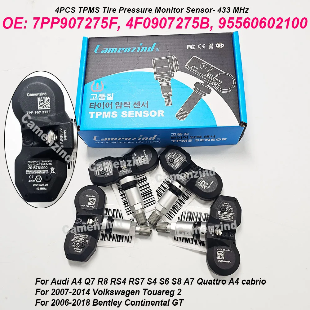 4 шт. 7PP907275F 7PP907275B 4F0907275 4F0907275B 95836166100 TPMS 433 МГц для Porsche 911 997 Boxster Garerra Cayenne GT Cayman
4 шт. 7PP907275F 7PP907275B 4F0907275 4F0907275B 95836166100 TPMS 433 МГц для Porsche 911 997 Boxster Garerra Cayenne GT Cayman