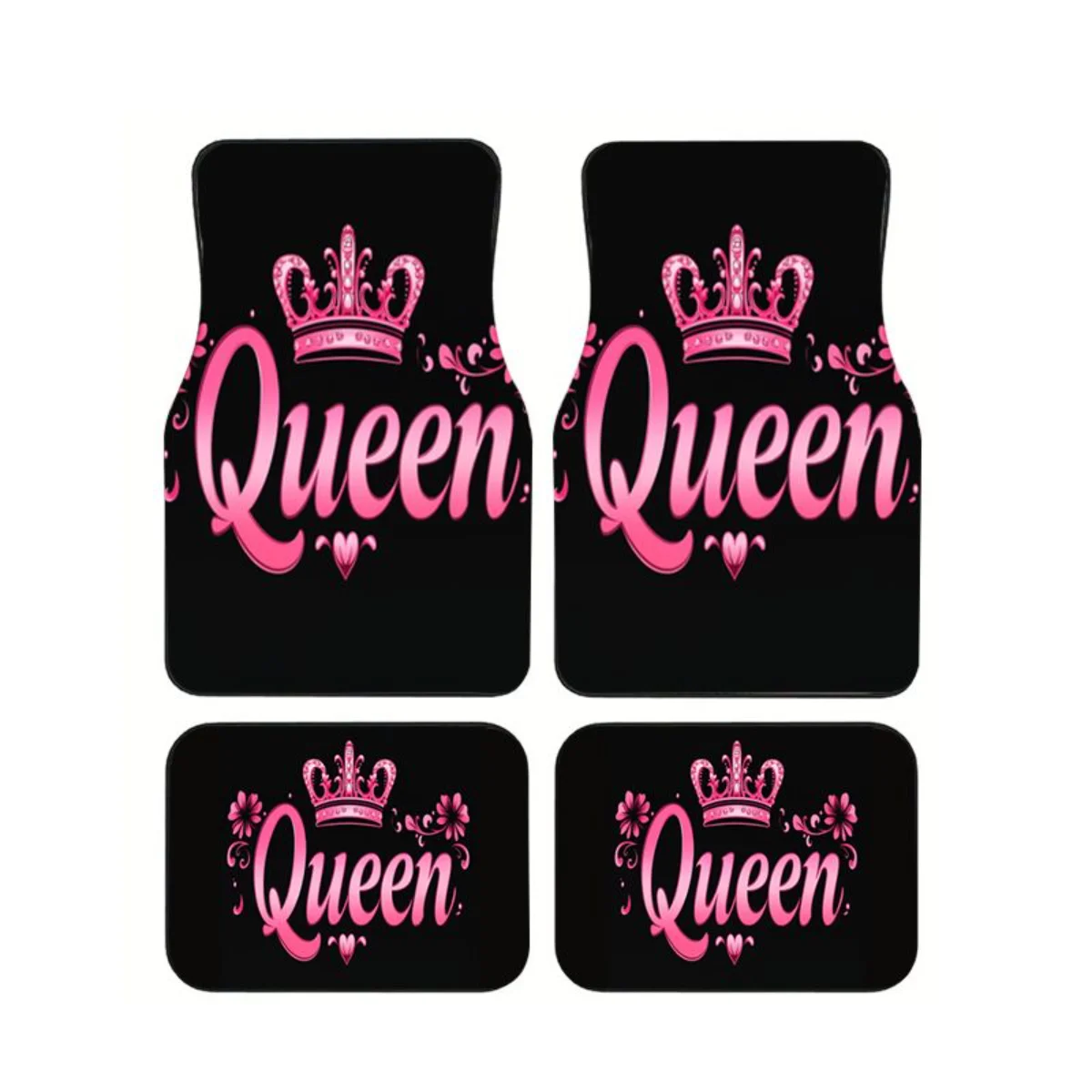 Pink Gradient Queen Rhinestone Crown Floral Car Floor Mats 4Pcs Universal Waterproof Anti Slip Glam Auto Foot Pads Car Interior
Pink Gradient Queen Rhinestone Crown Floral Car Floor Mats 4Pcs Universal Waterproof Anti Slip Glam Auto Foot Pads Car Interior