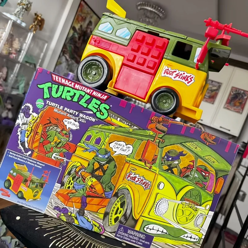 Hot Playmates TMNT Classic Collection Turtle Party Wagon Action Figure Vehicle Reissue Retro Ninja Turtles Van Kid Gift Toy
Hot Playmates TMNT Classic Collection Turtle Party Wagon Action Figure Vehicle Reissue Retro Ninja Turtles Van Kid Gift Toy