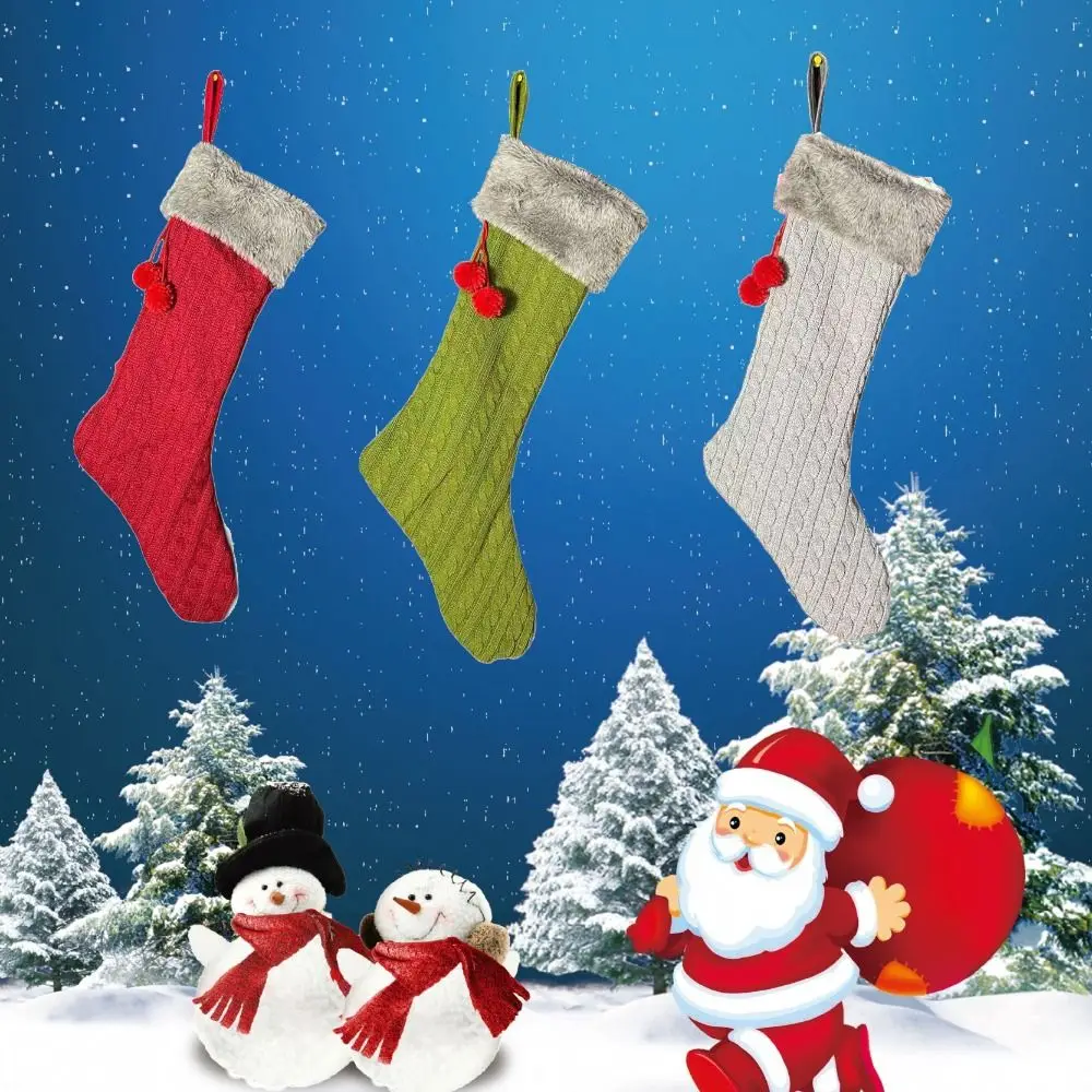 Kawaii Christmas Cable Knit Stocking Cartoon Durable Hanging Dwarf Christmas Gift Bag Creative Handmade
Kawaii Christmas Cable Knit Stocking Cartoon Durable Hanging Dwarf Christmas Gift Bag Creative Handmade