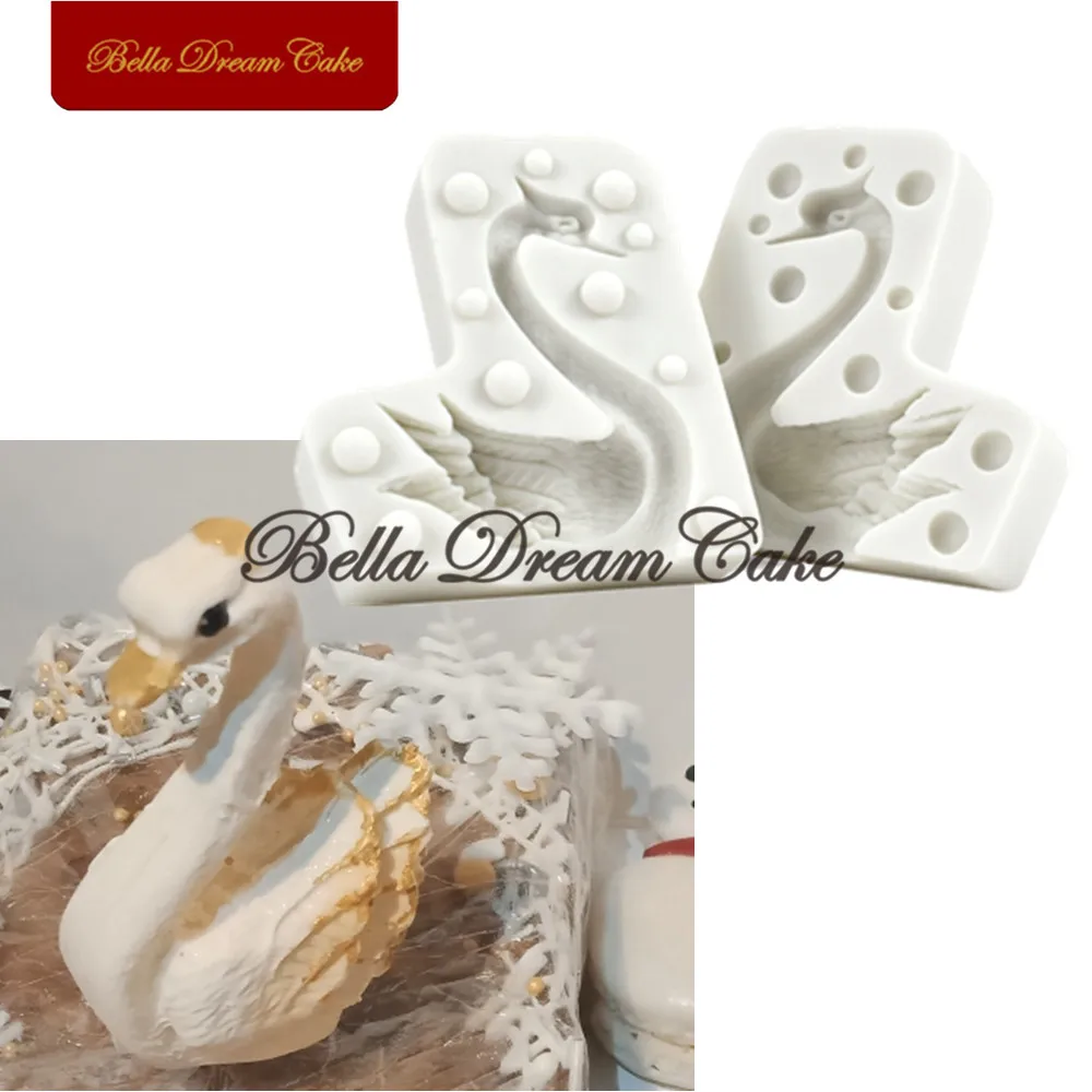 2pcs/set Small Swan Silicone Mold 3D Fondant Chocolate Mould DIY Handmade Clay Molds Cake Decorating Tools Baking Accessories
2pcs/set Small Swan Silicone Mold 3D Fondant Chocolate Mould DIY Handmade Clay Molds Cake Decorating Tools Baking Accessories 