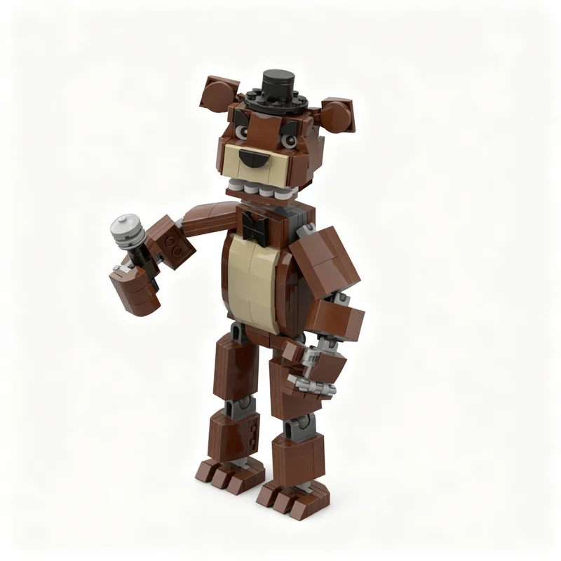 307pcs MOC Freddy Fazbear FNAF Model Building Blocks Construction Toy Christmas Gifts DIY Creative Idea Education Assemble Brick
307pcs MOC Freddy Fazbear FNAF Model Building Blocks Construction Toy Christmas Gifts DIY Creative Idea Education Assemble Brick