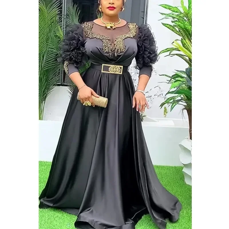 2025 African Dresses for Women Plus Size Africa Clothes Dashiki Ankara Evening Outfits Elegant Muslim Wedding Party Long Dress
2025 African Dresses for Women Plus Size Africa Clothes Dashiki Ankara Evening Outfits Elegant Muslim Wedding Party Long Dress