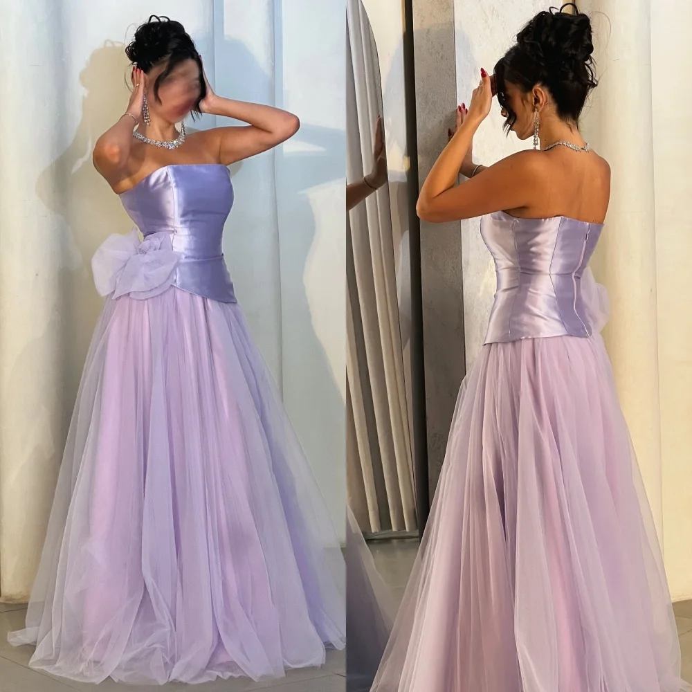 Customized High Quality Matching Charmeuse Bow Pleat A-line Strapless Long Dresses Bespoke Occasion Dresses Elegant Exquisite
Customized High Quality Matching Charmeuse Bow Pleat A-line Strapless Long Dresses Bespoke Occasion Dresses Elegant Exquisite