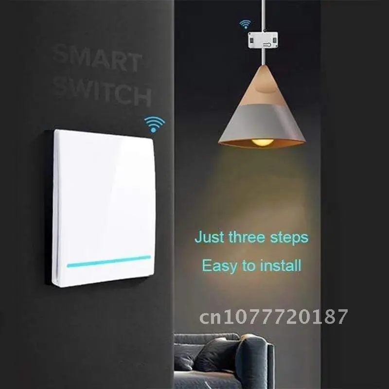 1PCS Wall Panel Transmitter Wireless Light Switch Receiver Kit Easy To Install Safety Switch Accessories For Lighting
1PCS Wall Panel Transmitter Wireless Light Switch Receiver Kit Easy To Install Safety Switch Accessories For Lighting