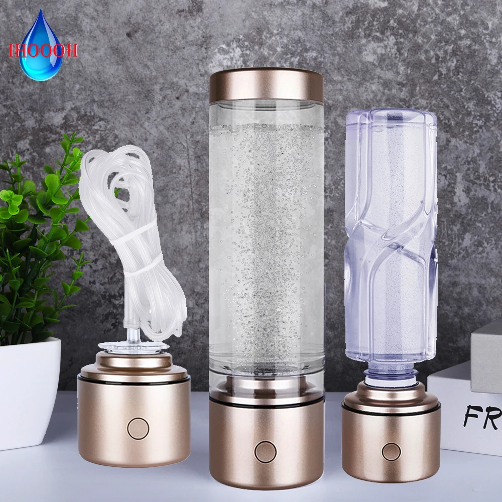 IHOOOH Nano Rich Hydrogen Water Generator Bottle Anti Aging Alkaline H2 Cup Electrolysis Ionizer Respiratory 5000PPB
IHOOOH Nano Rich Hydrogen Water Generator Bottle Anti Aging Alkaline H2 Cup Electrolysis Ionizer Respiratory 5000PPB