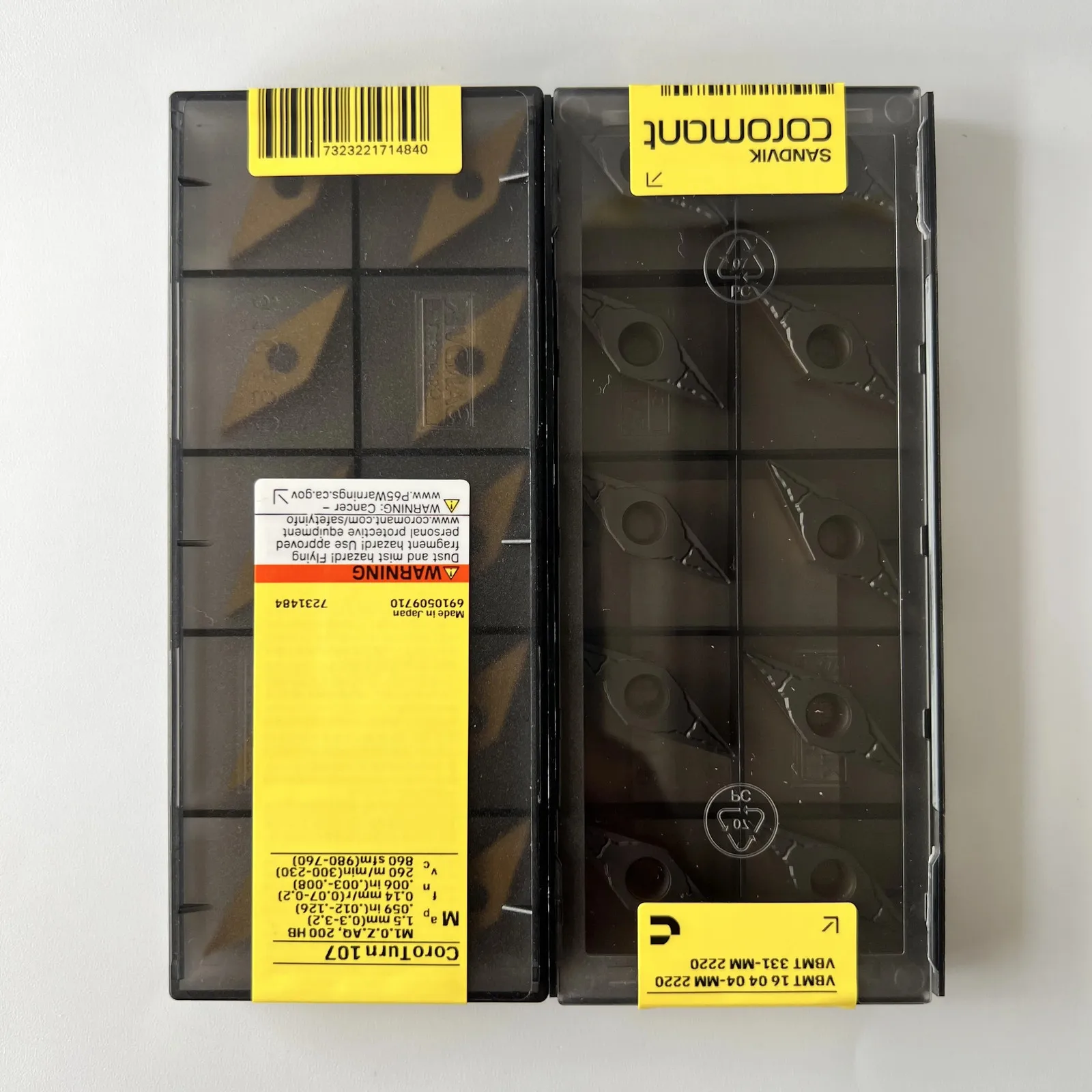 SANDVIK / VBMT160404-MM 2220 / Hard alloy CNC Blade 10 Pcs
SANDVIK / VBMT160404-MM 2220 / Hard alloy CNC Blade 10 Pcs