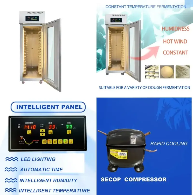 Fermentation Proofer, Automatic Bread Dough Retarder with Compressor, Electric Bakery Fermenting Equipment
Fermentation Proofer, Automatic Bread Dough Retarder with Compressor, Electric Bakery Fermenting Equipment