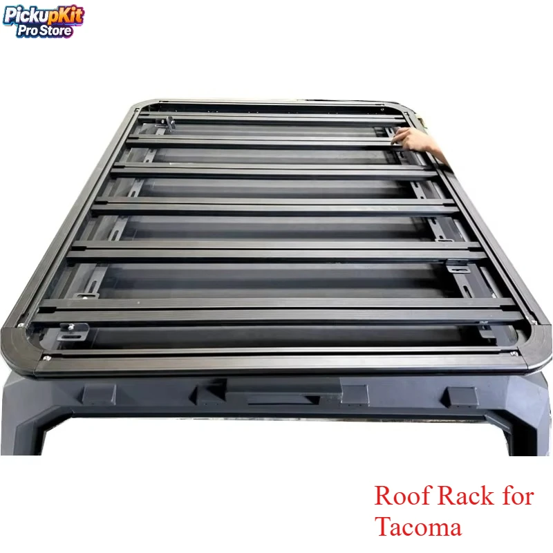 High Quality Heavy Duty Aluminum Alloy Roof Rack with Cross Bar for Tacoma 2005-2022 100kg+ Load Capacity
High Quality Heavy Duty Aluminum Alloy Roof Rack with Cross Bar for Tacoma 2005-2022 100kg+ Load Capacity