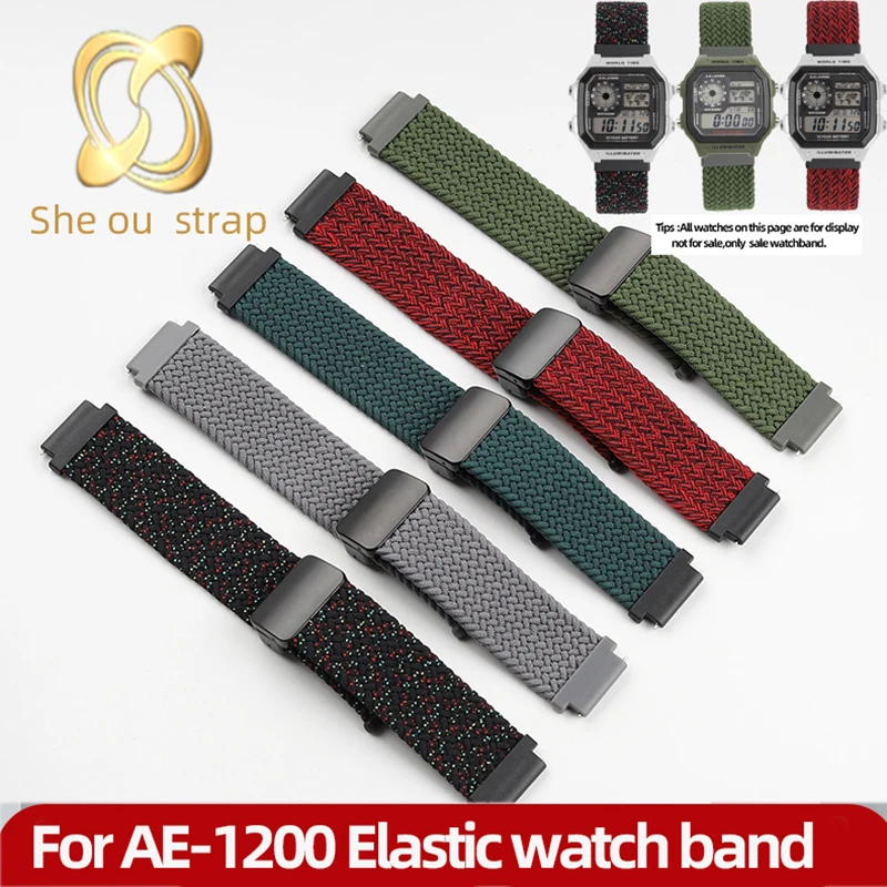 Нейлоновый ремешок для часов 18 мм AE1200 для Casio AE-1200/AE-1300/AE-W-216 AE1300 SGW400 AQ-150W, ремешок для часов ae1200, холщовый мужской аксессуар
Нейлоновый ремешок для часов 18 мм AE1200 для Casio AE-1200/AE-1300/AE-W-216 AE1300 SGW400 AQ-150W, ремешок для часов ae1200, холщовый мужской аксессуар