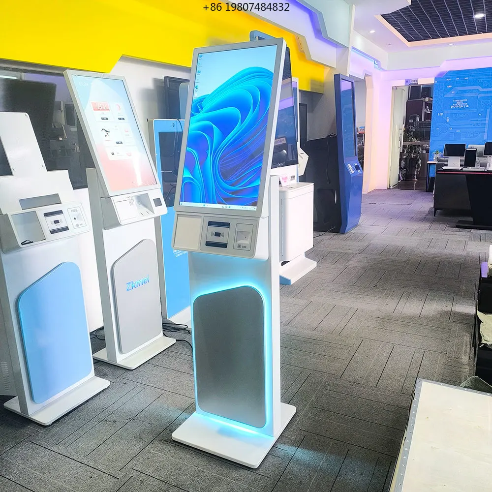 27 Inch Smart AI Self-Service Kiosk for Aliexpress, Touchscreen NFC Card 1d/2d Scanner Payment Terminal
27 Inch Smart AI Self-Service Kiosk for Aliexpress, Touchscreen NFC Card 1d/2d Scanner Payment Terminal