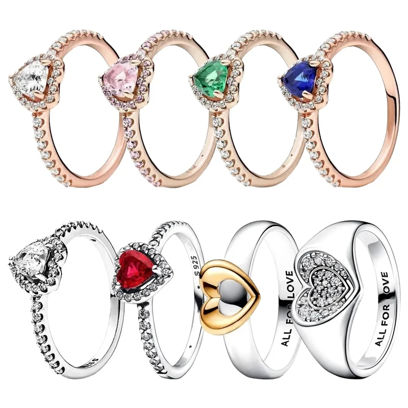 New Hot Selling S925 Sterling Silver Noble Heart Shining Love Women's Ring Wedding Party Gift DIY Fashion Charm Jewelry
New Hot Selling S925 Sterling Silver Noble Heart Shining Love Women's Ring Wedding Party Gift DIY Fashion Charm Jewelry