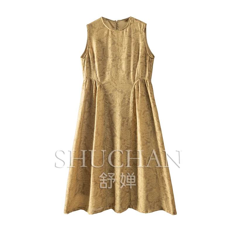 Jacquard A-line sleeveless tank dress for women new 2024 birthday dress for women summer dress women
Jacquard A-line sleeveless tank dress for women new 2024 birthday dress for women summer dress women
