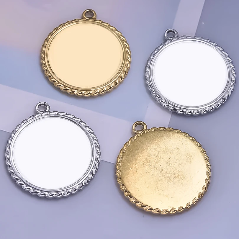 2pcs 2024 Popular Round Charm Stainless Steel Pendant Diy Jewelry Handmade Women Men's Party Versatile Necklace Accessories Gift
2pcs 2024 Popular Round Charm Stainless Steel Pendant Diy Jewelry Handmade Women Men's Party Versatile Necklace Accessories Gift