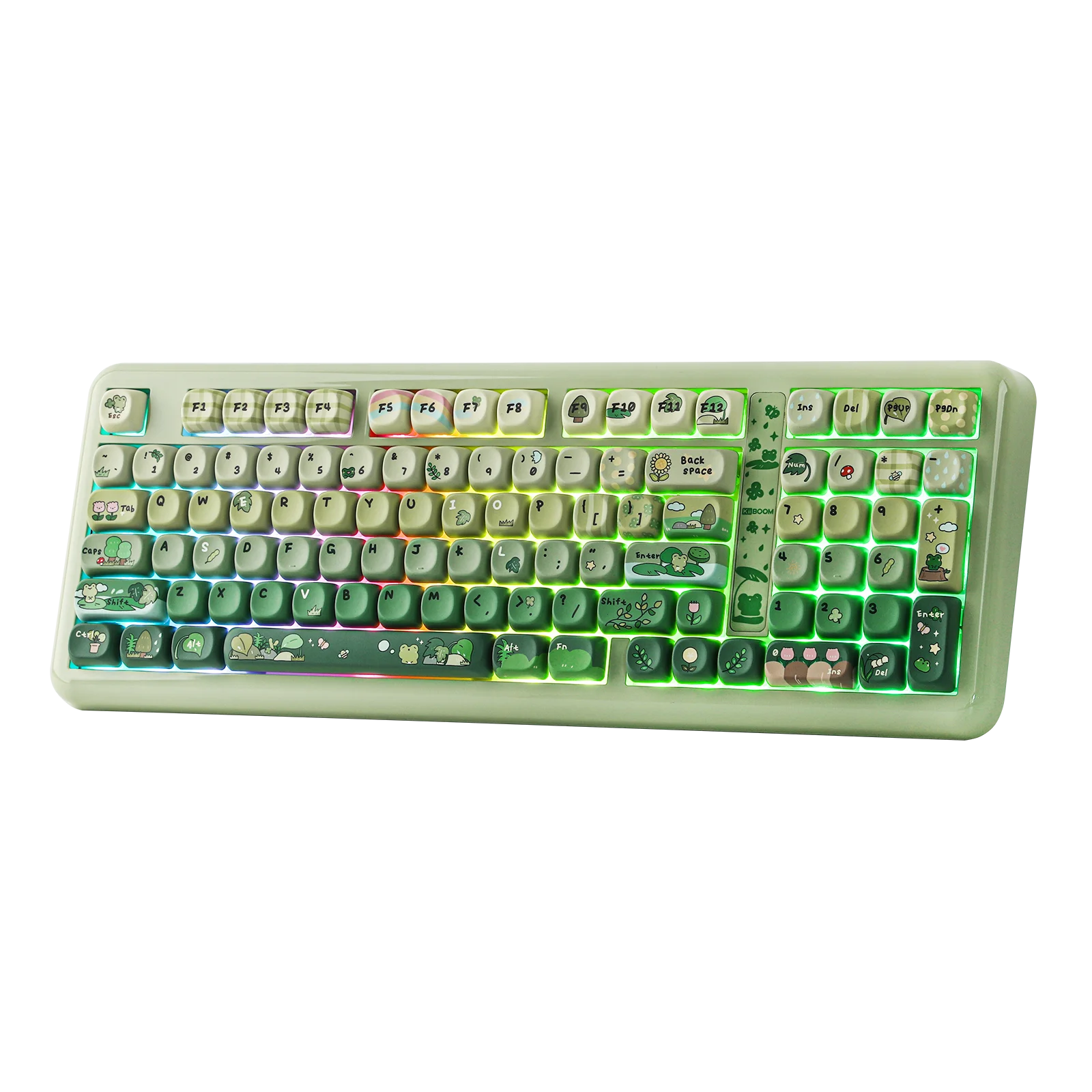 KiiBOOM Phantom98 Lite 96% ANSI US Layout Gasket Tri-mode Wireless Ergonomic Mechanical Gaming Keyboard with Vibrant RGB Backlit
KiiBOOM Phantom98 Lite 96% ANSI US Layout Gasket Tri-mode Wireless Ergonomic Mechanical Gaming Keyboard with Vibrant RGB Backlit