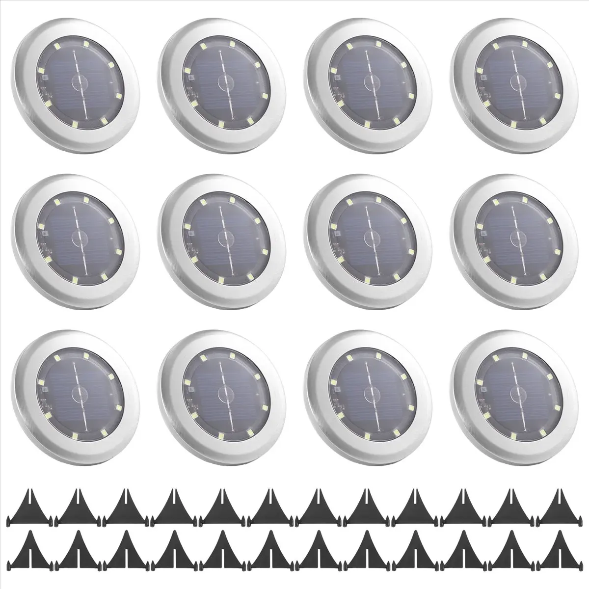 *A14E 12 Pack Solar Lights Outdoor Garden 8 LED Solar Disk Lights Outdoor IP65 Waterproof for Garden Pathway Lawn Patio Yard
*A14E 12 Pack Solar Lights Outdoor Garden 8 LED Solar Disk Lights Outdoor IP65 Waterproof for Garden Pathway Lawn Patio Yard