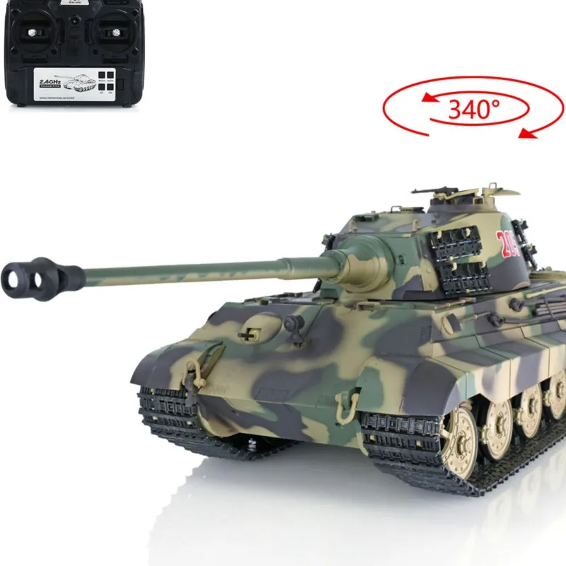 US Sale 2.4G Henglong 3888A 1/16 Scale 7.0 Plastic King Tiger RTR RC Tank Model
US Sale 2.4G Henglong 3888A 1/16 Scale 7.0 Plastic King Tiger RTR RC Tank Model