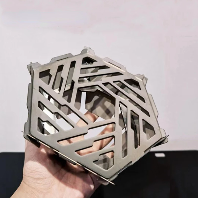 Multi Purpose Card Type Stainless Steel Fire Gathering Energy-saving Hood Removable Exagonal Wind Shield for Camping Gas Tank
Multi Purpose Card Type Stainless Steel Fire Gathering Energy-saving Hood Removable Exagonal Wind Shield for Camping Gas Tank