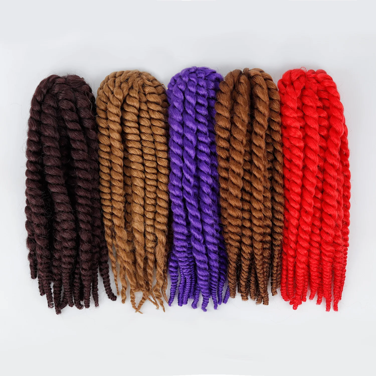 12-inch Dreadlocks Fluffy African Spring Braids, Synthetic Fiber Crochet Hair Extensions Two-strand Crochet Wigs
12-inch Dreadlocks Fluffy African Spring Braids, Synthetic Fiber Crochet Hair Extensions Two-strand Crochet Wigs