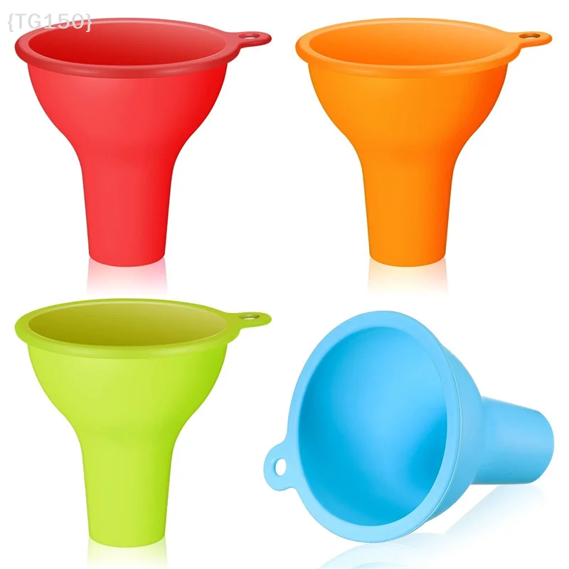 【TG150】4 Pieces Wide Mouth Funnel Set - Flexible Condiment Sauce Canning Tool for Squeeze Bottles, Jars & Kitchen Use【WT】
【TG150】4 Pieces Wide Mouth Funnel Set - Flexible Condiment Sauce Canning Tool for Squeeze Bottles, Jars & Kitchen Use【WT】