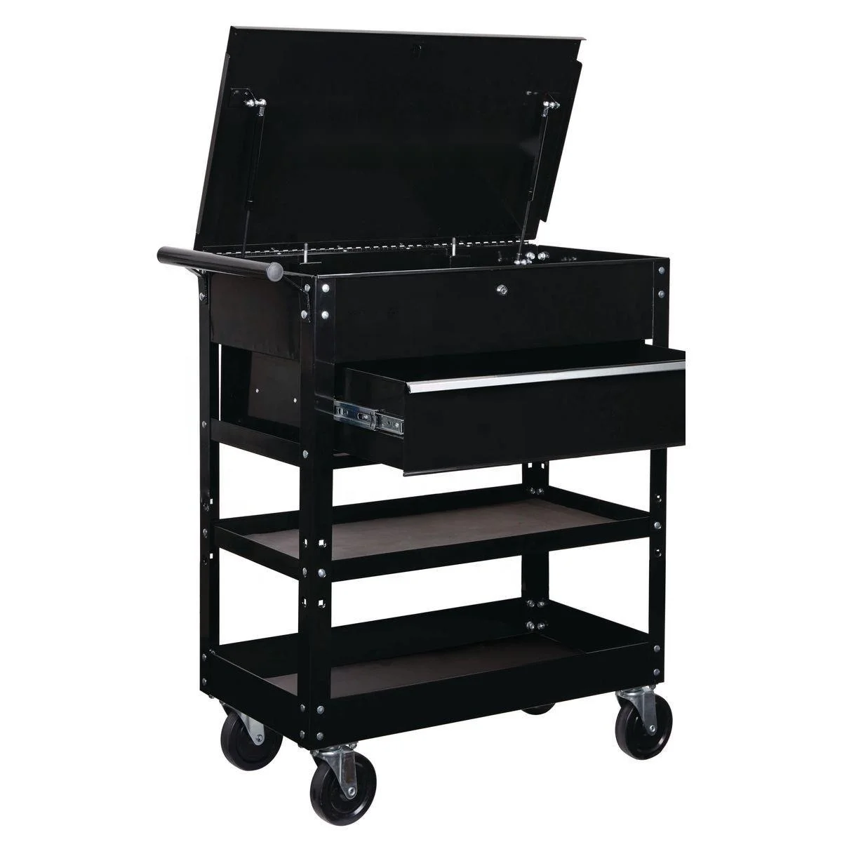 Three-layer Tool Trolley, Practical and Convenient, with Drawers for Storage
Three-layer Tool Trolley, Practical and Convenient, with Drawers for Storage