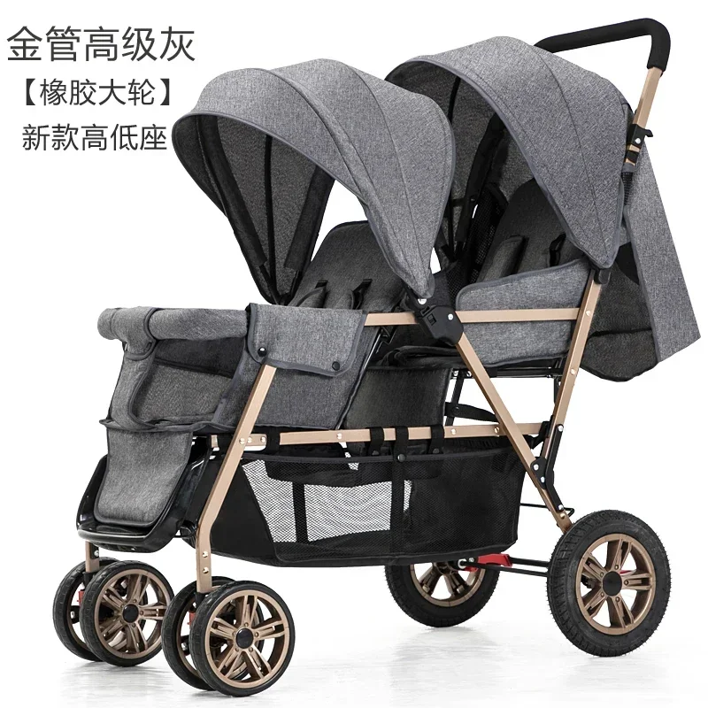 2024Twin Strollers Sit Back and Forth Twin Twins Can Sit Down and Fold Up Children's Trolleys
2024Twin Strollers Sit Back and Forth Twin Twins Can Sit Down and Fold Up Children's Trolleys