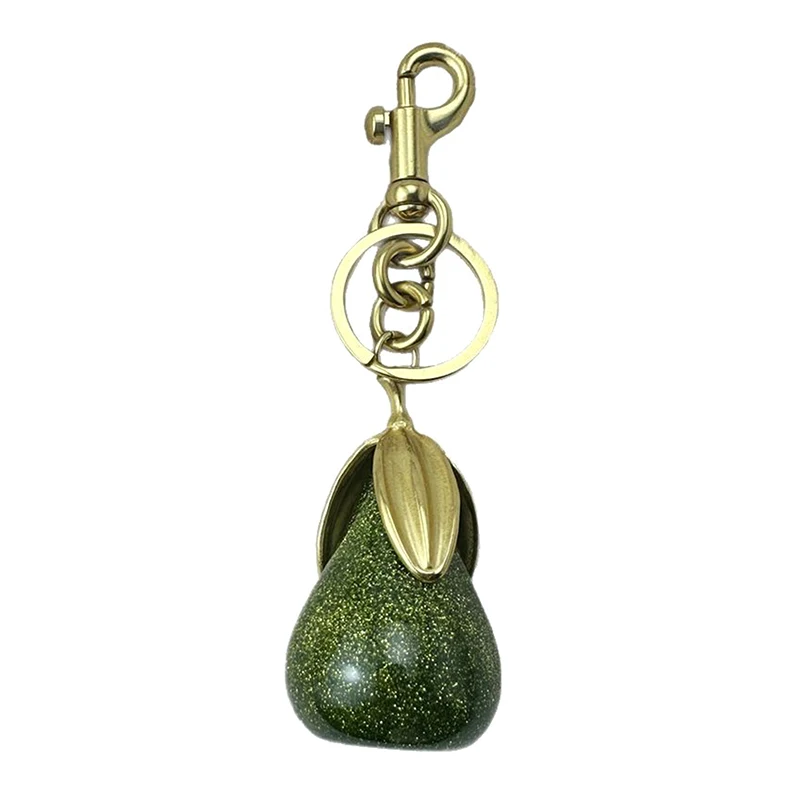 Cute Fashion Crystal Pear Bag Charm Keychain Personalized Exquisite Green Pear Handbag Shoulder Bag Charm Decoration Gift
Cute Fashion Crystal Pear Bag Charm Keychain Personalized Exquisite Green Pear Handbag Shoulder Bag Charm Decoration Gift