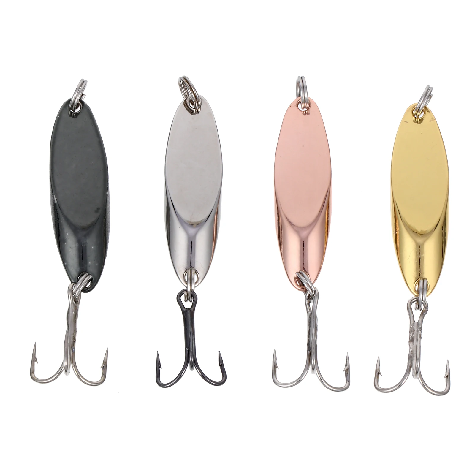 4pcs Metal Baits 4cm7g Single Fishing Supplies Hook Freshwater Fishing Supplies Bright Spoons for Catfish Trout
4pcs Metal Baits 4cm7g Single Fishing Supplies Hook Freshwater Fishing Supplies Bright Spoons for Catfish Trout