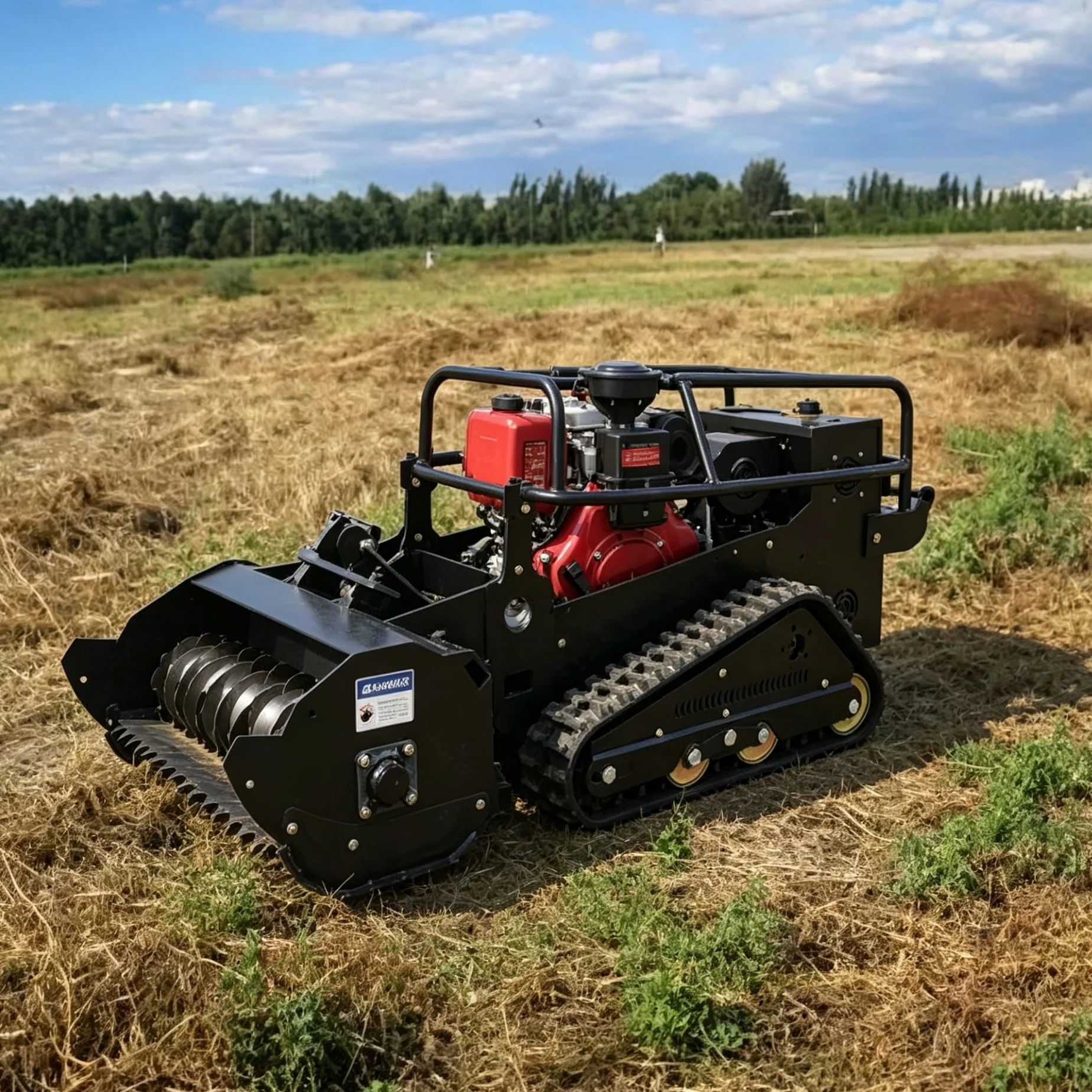 Customized Adjustable Cutting Height Tracked Lawn Mower Zero Turn Frame RC Mower For Stable Orchard Row Trimming
Customized Adjustable Cutting Height Tracked Lawn Mower Zero Turn Frame RC Mower For Stable Orchard Row Trimming