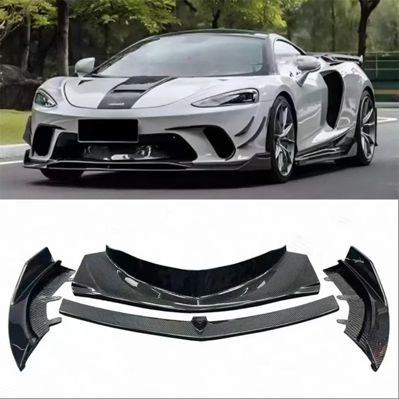For McLaren GT ReaI Dry Carbon Fiber Front Bumper Lip Wind Knife Spoiler Kit
For McLaren GT ReaI Dry Carbon Fiber Front Bumper Lip Wind Knife Spoiler Kit