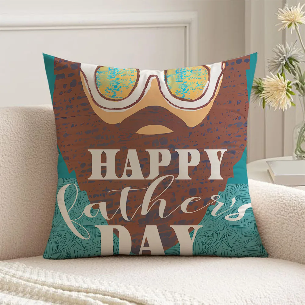 summer party pillowcase Happy Father's Day pillow cases 45x45 cushions cover Cartoon pattern home and decoration dad gift
summer party pillowcase Happy Father's Day pillow cases 45x45 cushions cover Cartoon pattern home and decoration dad gift