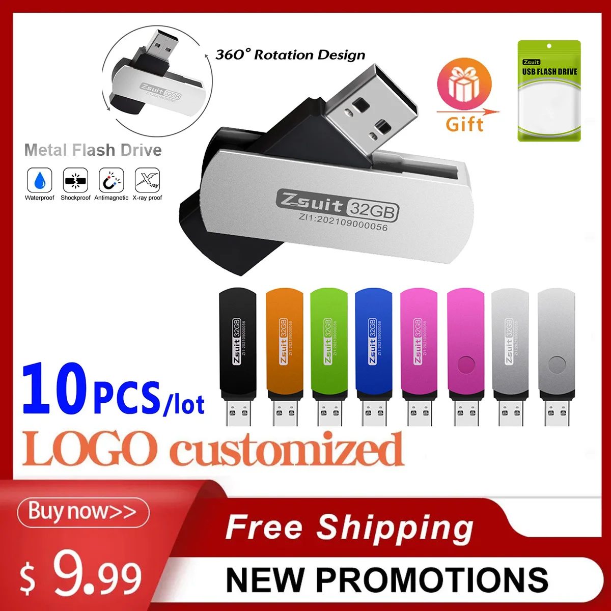 Zsuit 10 шт. USB 2.0 высокоскоростные флэш-накопители 128 ГБ флэш-накопитель для компьютера USB металлический мини-ручка 32 ГБ бесплатный логотип U диск
Zsuit 10 шт. USB 2.0 высокоскоростные флэш-накопители 128 ГБ флэш-накопитель для компьютера USB металлический мини-ручка 32 ГБ бесплатный логотип U диск