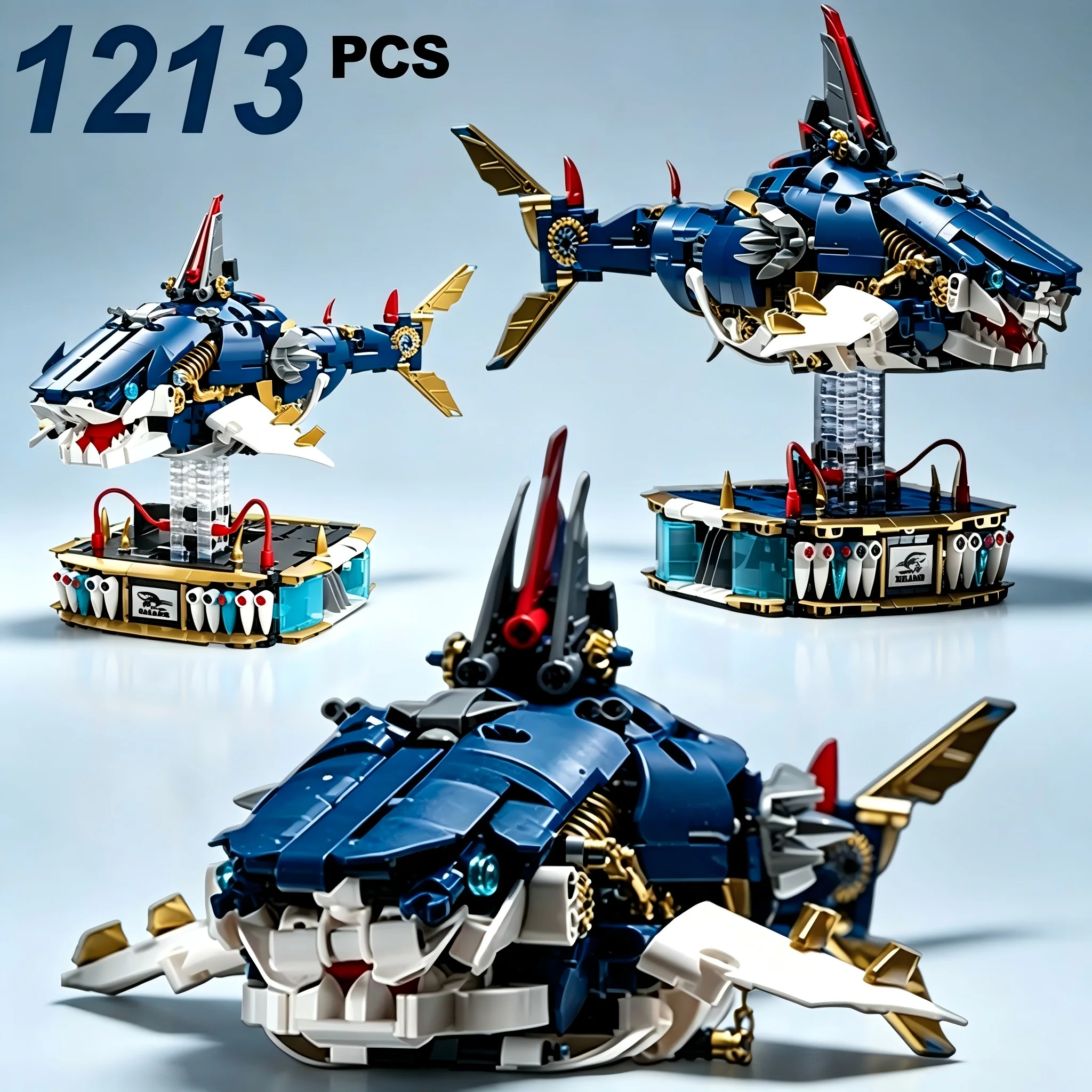 1213pcs Great White Shark Building Blocks JD071 - Creative Desktop Decoration Mechanical Model Kit Bricks Toy for Kids And Adult
1213pcs Great White Shark Building Blocks JD071 - Creative Desktop Decoration Mechanical Model Kit Bricks Toy for Kids And Adult
