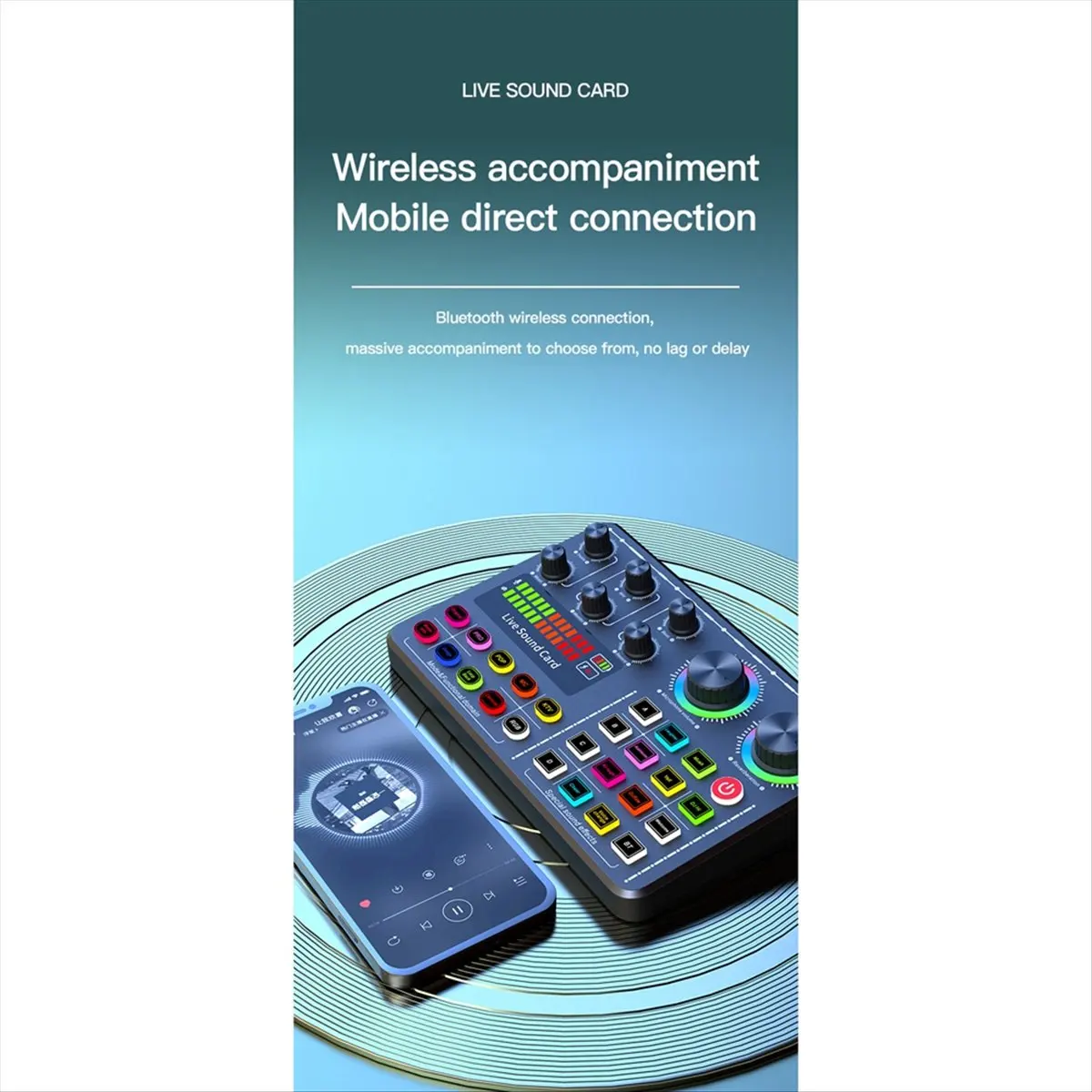 (A96Z) Live Sound Card Professional Gaming Sound Card Audio Mixer for Karaoke Broadcast KTV Singing Live Sound Mixer
(A96Z) Live Sound Card Professional Gaming Sound Card Audio Mixer for Karaoke Broadcast KTV Singing Live Sound Mixer