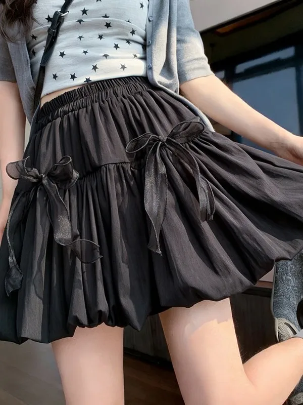 White Sweet Knot Pleated Skirt Women's Summer 2026 New High Waist Anti-Light A-Line Fluffy Short Skirt
White Sweet Knot Pleated Skirt Women's Summer 2026 New High Waist Anti-Light A-Line Fluffy Short Skirt