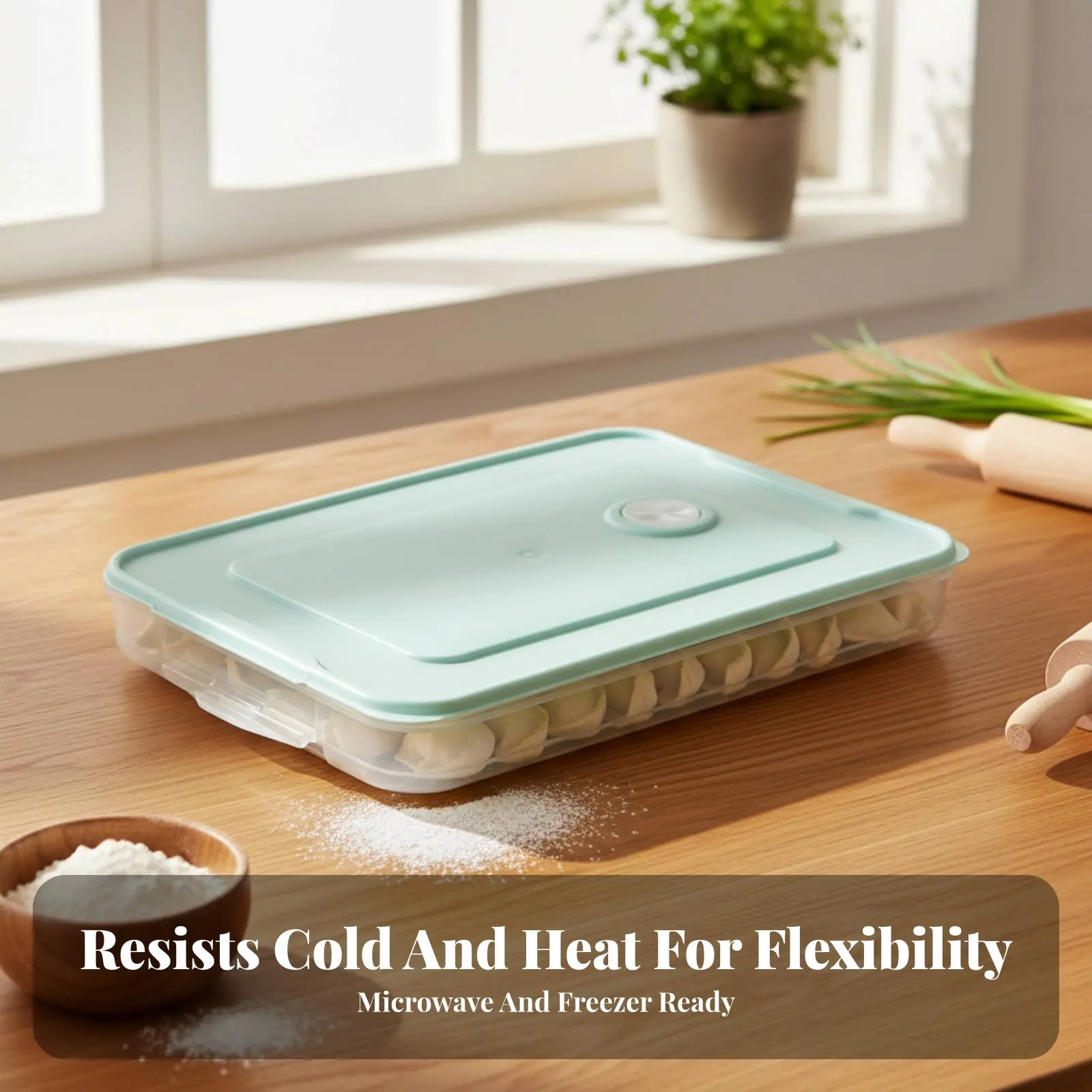 Dumpling Storage Box Non-Stick Texture Dumpling Freezer Tray Stackable Freezer Container Odor Resistant Multi-Tier Food Tray
Dumpling Storage Box Non-Stick Texture Dumpling Freezer Tray Stackable Freezer Container Odor Resistant Multi-Tier Food Tray