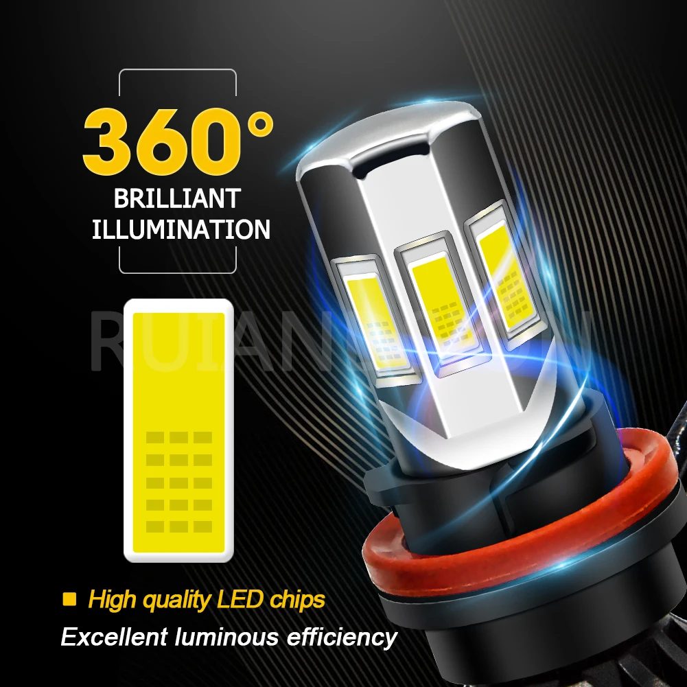RUIANDSION 2x 9-85V 32W Universal White LED HS5 PH11 Motorcycle Headlight Bulb Lamp For Suzuki Yamaha Honda PCX125 PCX150 3000LM
RUIANDSION 2x 9-85V 32W Universal White LED HS5 PH11 Motorcycle Headlight Bulb Lamp For Suzuki Yamaha Honda PCX125 PCX150 3000LM