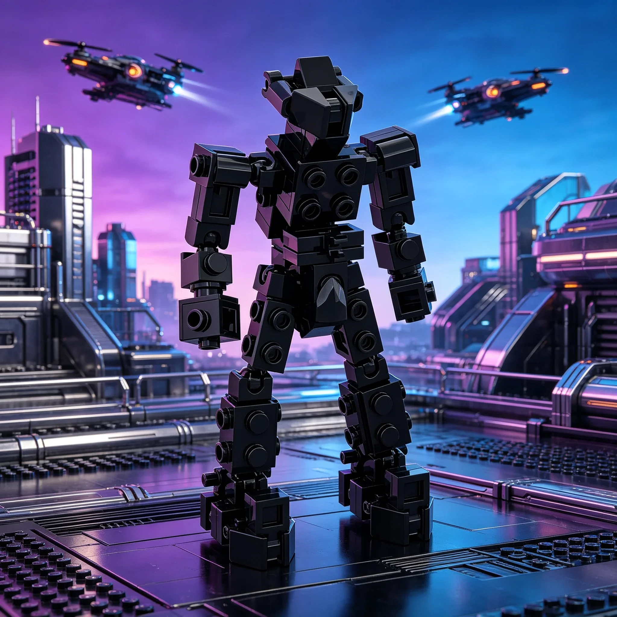 MOC Model Splicing Mecha Robot Skeleton Individual Exoskeleton Armor Building Blocks War Weapons Soldier Toys for Children
MOC Model Splicing Mecha Robot Skeleton Individual Exoskeleton Armor Building Blocks War Weapons Soldier Toys for Children