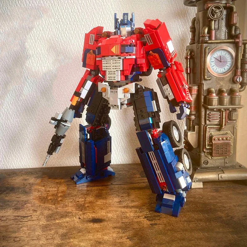 1092 шт. MOC Оптимусская Прайм, креативные строительные блоки, обучающие роботы, мир, игрушка из фильма для детей, подарок на день рождения, блоки
1092 шт. MOC Оптимусская Прайм, креативные строительные блоки, обучающие роботы, мир, игрушка из фильма для детей, подарок на день рождения, блоки